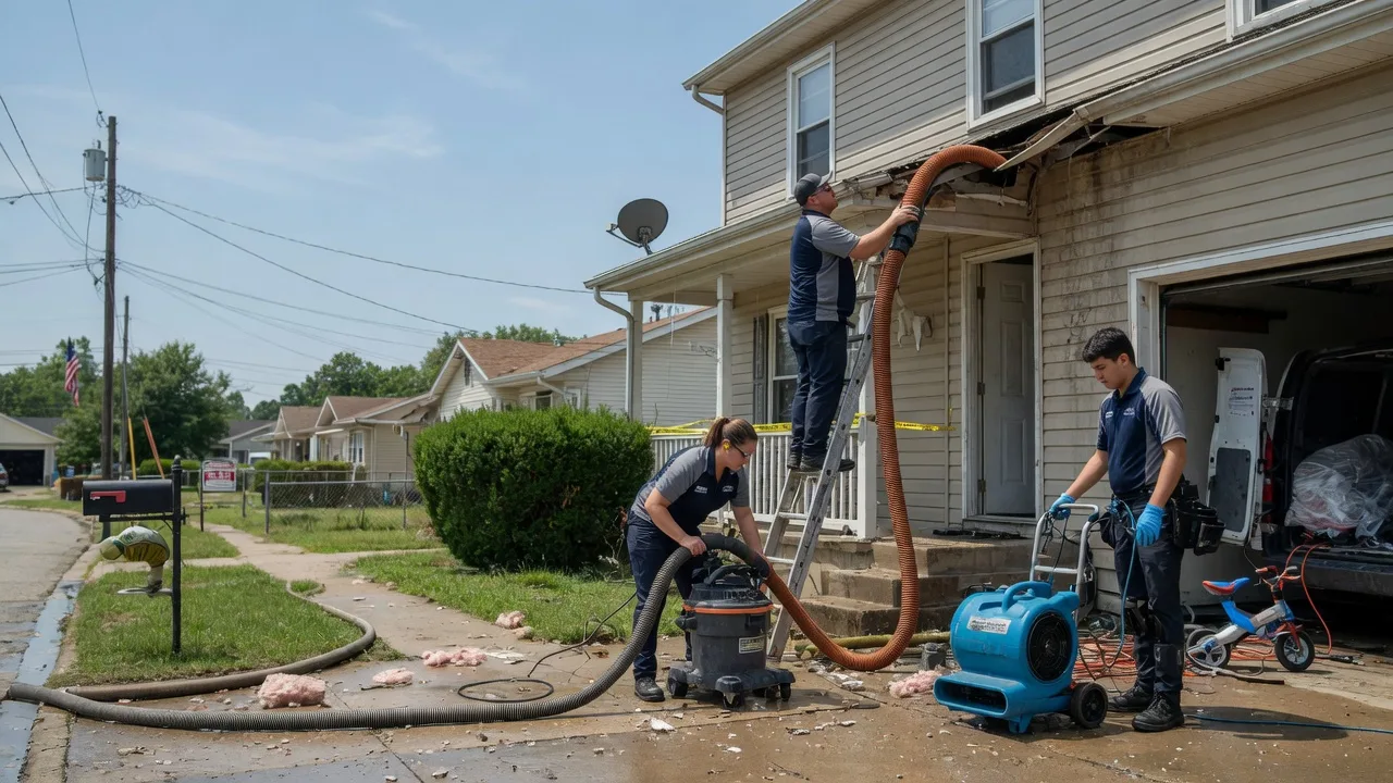Water Damage Restoration in Minier, IL near me